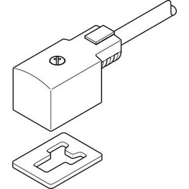 Plug socket with cable KMV